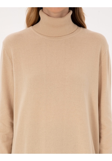 Pierre Cardin Kadın Bej Kazak /triko 50316385-vr011 Bej