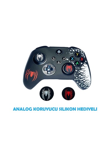 Xbox Series S/series X Spider-man Koruyucu Silikon Kılıf + Analog Silikon Koruyucu