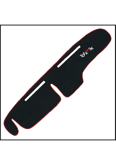 Tofaş Şahin Doğan Kartal Düşük Alçak Torpido Halısı & Siyah Oto Halı Paspas Nakışlı Tasarım