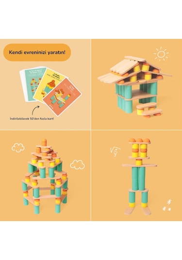 Oppi Stix Uyumlu Yaratıcı Kartlar 24 Parça