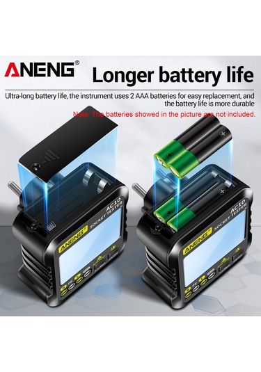 Geeroyoo Aneng Ac10 Avrupa Standartı Elektrik Prizi Test Cihazı - Polarite Ve Faz Testeri Pil Dahil Değil
