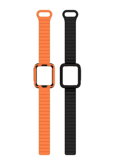 Tuva Teknoloji Xiaomi Redmi Watch 1 Silikon Kordon Krd-105 Strap Kayış-pudra