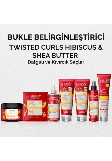 Urban Care Twisted Curls Hibiscus & Shea Butter Micellar Şampuan 340 ML