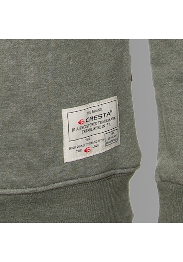 Cresta Outdoor Spor Bisiklet Yaka Erkek Sweatshirt