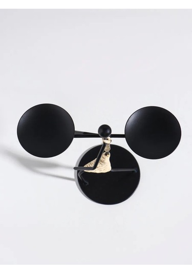 Simalend Mum İçin Metal Figürlü Şamdan 458077854 Siyah