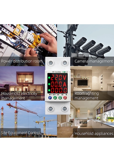 Konesam Akıllı Wifi Otomatik Sigorta - Uzaktan Kontrol, Ses Komutu, Enerji Ölçümü 112 Karakter