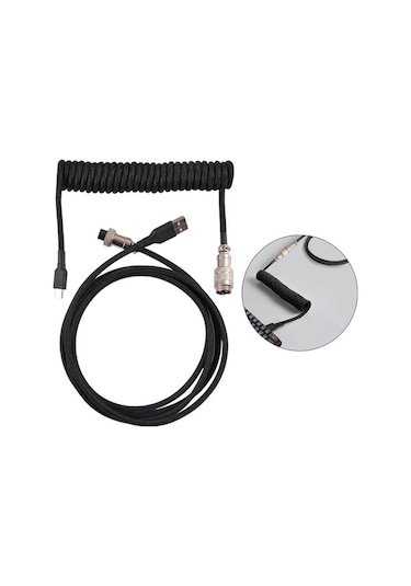 Trendooze Homyl Usb Tip C Kablo - Mekanik Klavye Siyah, Evrensel Şarj Çözümü