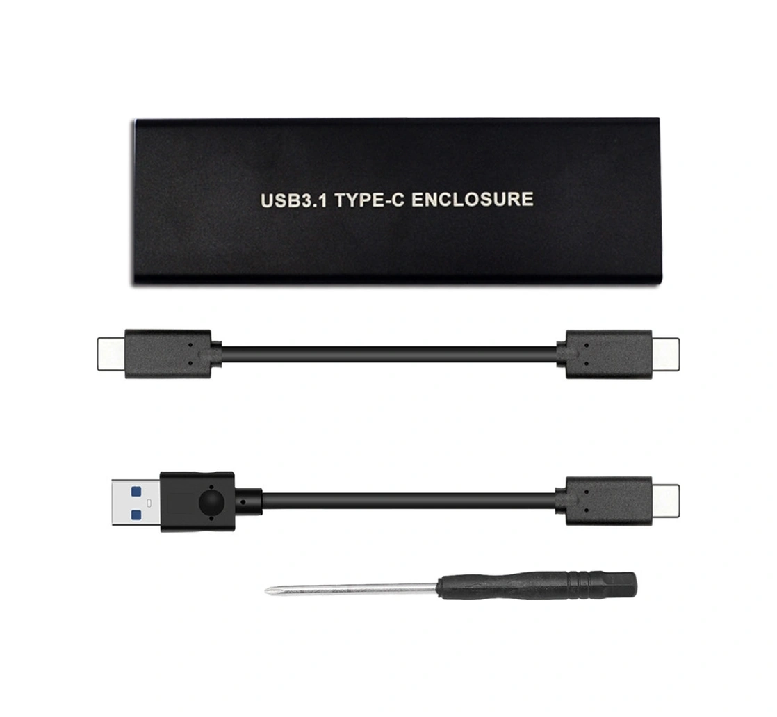 Sones Usb3.2 - M.2 Nvme Sabit Disk Kutusu Ngff Pcıe Protokolü - Type-c, Renk: Siyah Ve Cc Kablosu