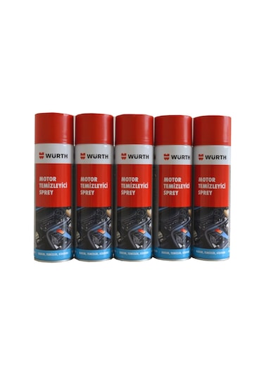 Würth 5X Motor Temizleyici Sprey500Ml 5Xwürth Motor Temizleyici