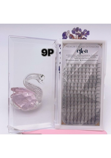 Ellea 9d Çek-bırak Hazır Volüm İpek Kirpik 0.7 D Kıvırım 8-15 Mm