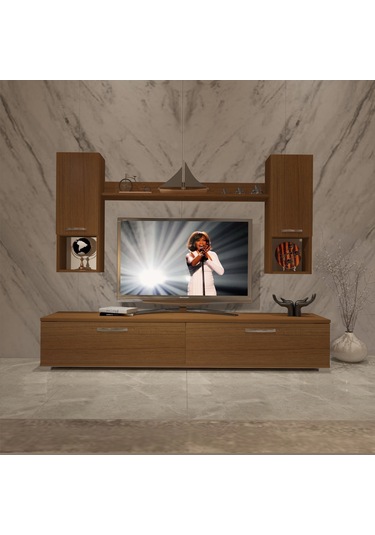 Decoraktiv Eko 5da Mdf Std Tv Ünitesi Tv Sehpası Ceviz