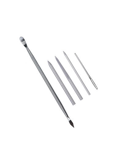 Suntek Paslanmaz Çelik Paracord Dikiş İğne 6-adet-gümüş 6 Adet Gümüş