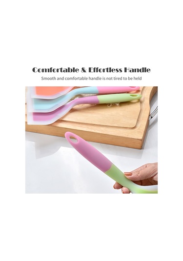 Xindoker Mavi Yiyecek Dereceli Silikon Paleta - Anti Yapışkan, Geniş Açık, Pişirme Ve Pastalarda Kullanım, Kolay Temizlenir Mavi