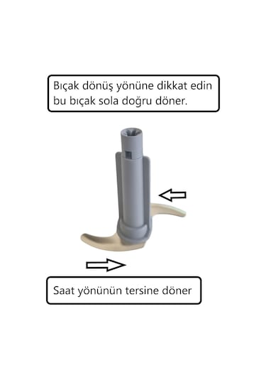 Fakir Lucca Q Blender Seti Hazne İçi Doğrayıcı Bıçak