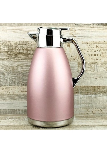 Pazly 304 Paslanmaz Çelik Vakumlu Tencere, 1800ml Kapasite, Kırmızı, Otel Ev İçin Şık Kırmızı