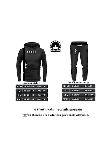 Spooky Baskılı Eşofman Takımı Bej