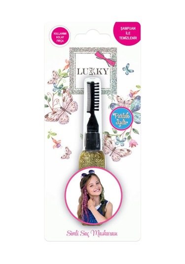 Lukky Saç Boyama Maskarası Simli Gold