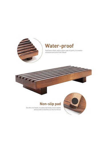 Homyl Çiftlik Evi Mutfak Tezgahı Oturma Odası Için Sabunluk M Kahverengi