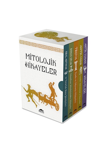 Maya Mitolojik Hikayeler Seti - 5 Kitap Takım- Maya Kitap
