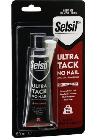 Selsil Ultra Tack No Nail 50 Ml Beyaz