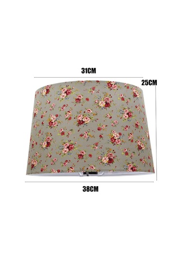 Çiçekli Lambader Şapkası Gri