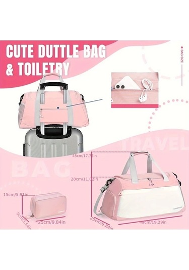 Sandwich Motion003 Kadın Spor Çantası Büyük Kapasiteli Ayakkabı Gözlü Taşınabilir Fitness Mavi Mavi