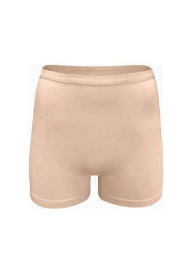 Malabadi Kadın Ten Rengi İz Yapmayan Modal Yüksek Bel Boxer 108 Ten Rengi