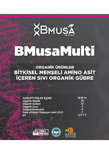 Bmusa Multi 1lt Organik Gübre 1 L