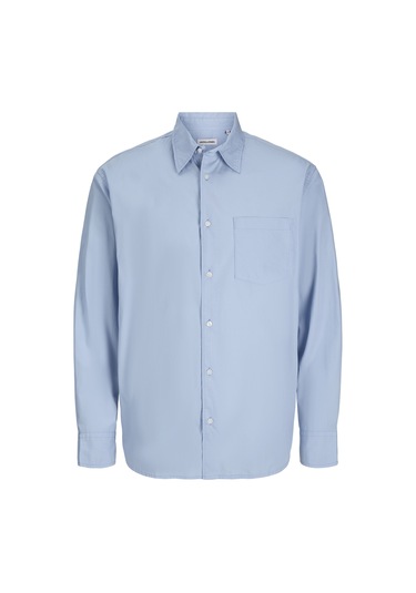 Erkek Relaxed Fit Gömlek - Cody - 12269652 Chambray Blue