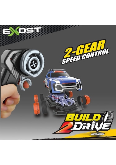 Silverlit Exost Build 2 Drive Kumandalı Yarış Aracı Kiti - Mavi