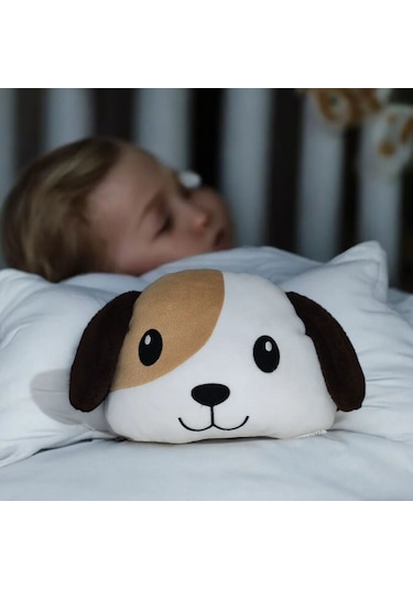 Peluş Yumuşak Oyuncak Ve Yastık - Sevimli Oda Dekoru Ve Uyku Arkadaşı Yıkanabilir Köpek Max