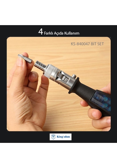 Kingsdun 10 U 1 Arada Circirli Çift Yönlü Tornavida Seti Ks-840047