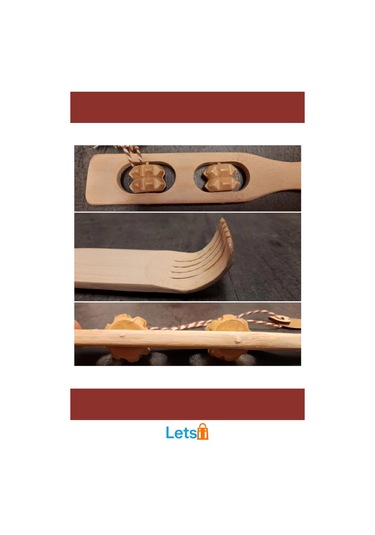 Doğal Bambu Kaşınma Ve Masaj Sopası Hafif Ve Ergonomik Tasarım Çok Renkli