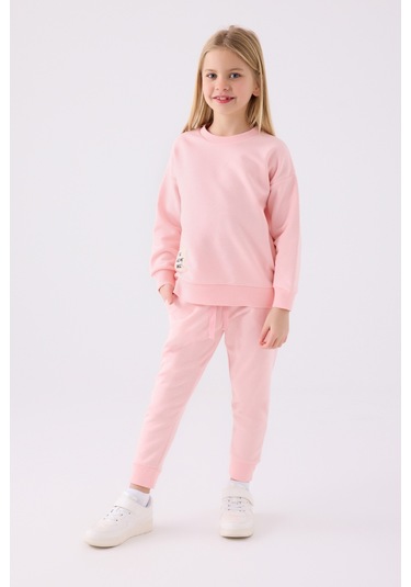 Rolypoly Kız Çocuk Eşofman Takımı Rp3499 Açık Pembe Açık Pembe