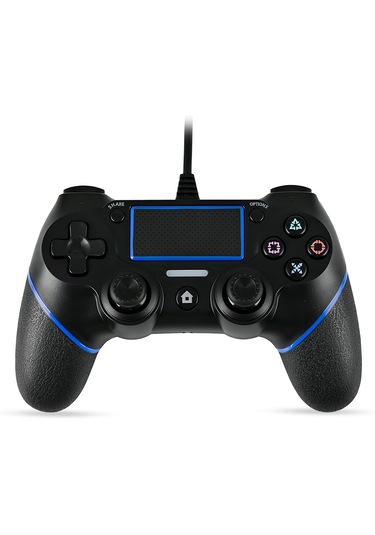 Ps4 Ve Pc Uyumlu Titreşimli Kablolu Oyun Kolu Gamepad