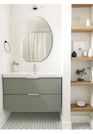 Fawdecor Armut Model Dekoratif Duvar Aynası M2