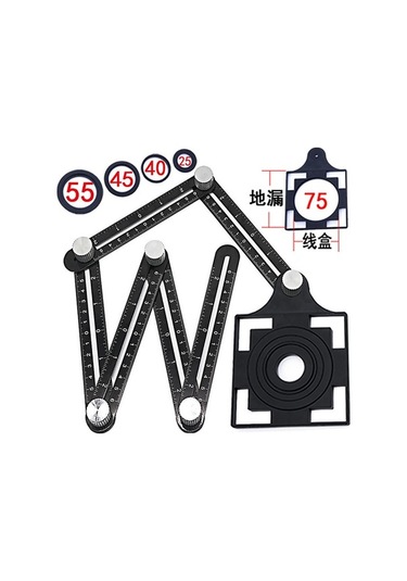 Supermarket1 Yüksek Hassasiyetli Fayans Delici & Konumlandırıcı Aleti - Multifonksiyonel