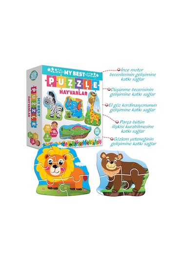 Circle Toys My  Best Puzzle Hayvanlar