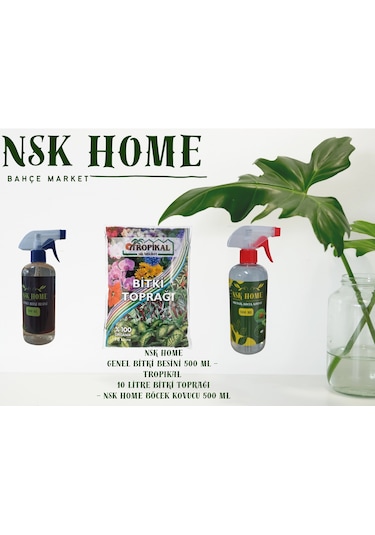 Genel Bitki Besini Ve Yaprak Temizleyici Tropikal 10 Litre Toprak