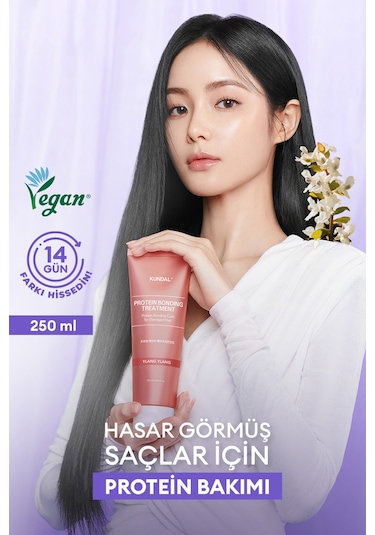 Yoğun Onarıcı Ve Isı Koruyucu Bakım Kremi Kundal Protein Bonding Treatment 250ml Ylang Ylang
