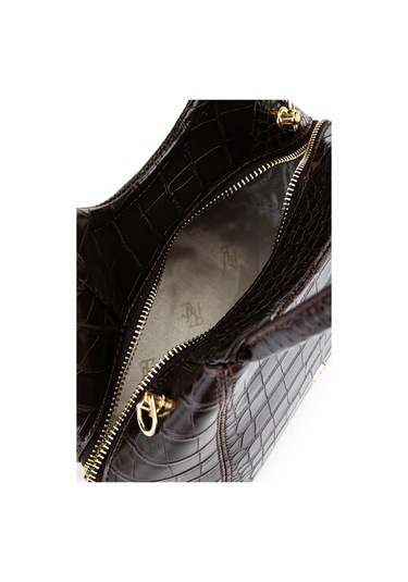 Tamer Tanca Kadın Suni Deri Kahverengi Kroko Kol Çantası 1003 2031 Bn Cnt Sk25-26 A.kahve Kroko Kahverengi