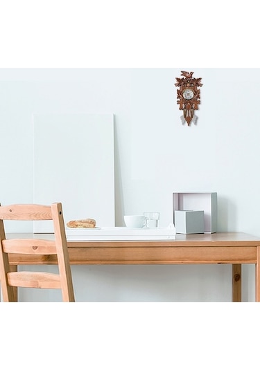 Novahub Klasik Kuşlu Saat - Dekoratif Mdf, 4 Model, Aa Pil İle Çalışır, Çok Renkli Çok Renki