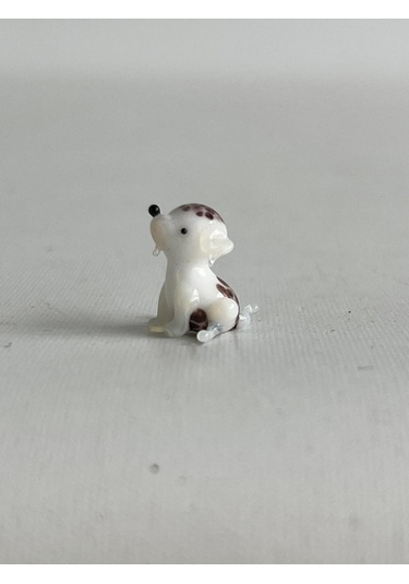 El Yapımı Mini Murano Cam Köpek Biblo A93-02