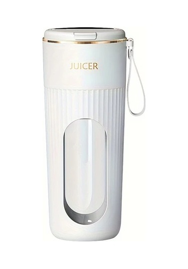 Elmpaly Yeşil Usb Şarjlı Portatif Elektrikli Meyve Suları Blenderı Mutfak Şarj