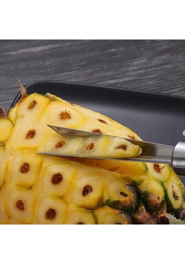 Sones 4'ü 1 Arada Paslanmaz Çelik Ananas Bıçağı Meyve Bıçağı Şeker Kamışı Soyucu