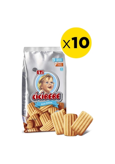 Eti Cicibebe Bisküvi 400 gr x 10 Adet
