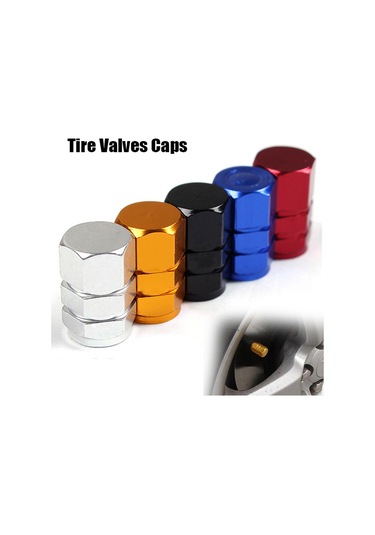 Maiyame Alüminyum Renkli Lastik Valf Kapağı, Su Geçirmez, Çamurlardan Koruyucu, Araba-suv-bisiklet Uyumlu, Gümüş Rengi