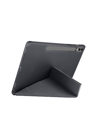 Samsung Galaxy Uyumlu Tab S9 Ultra X910 14.6 İnç Katlanabilir Kalemlikli Standlı Akıllı Kılıf Kapaklı Kılıf