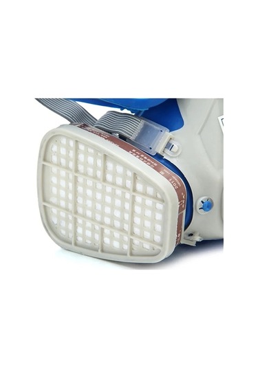 Trendooze Gaz Kapsamlı Boya Kimyasal Maskesi Ve Gözlük Seti