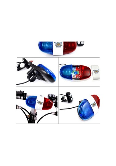 Bisiklet Polis Kornası Çok Renkli